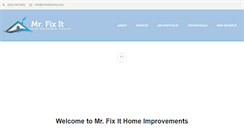 Desktop Screenshot of mrfixithomes.com