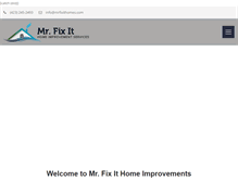 Tablet Screenshot of mrfixithomes.com